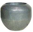 Loft aluminium finish planter