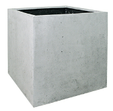 Polystone square planter