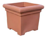 Terracotta style polyethylene