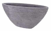 Polystone oval planter